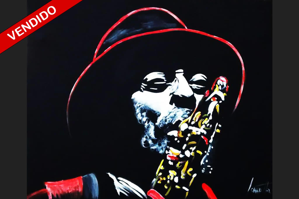 Quadro Archie Shepp Red