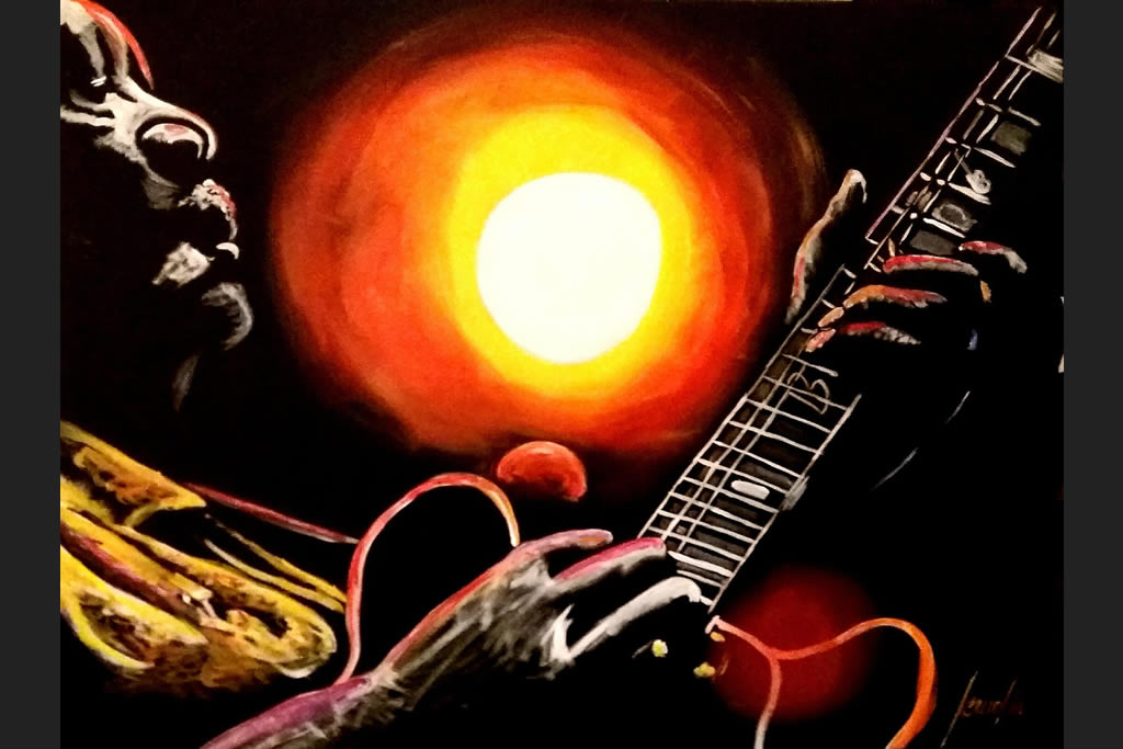 Quadro B. B. King Sol