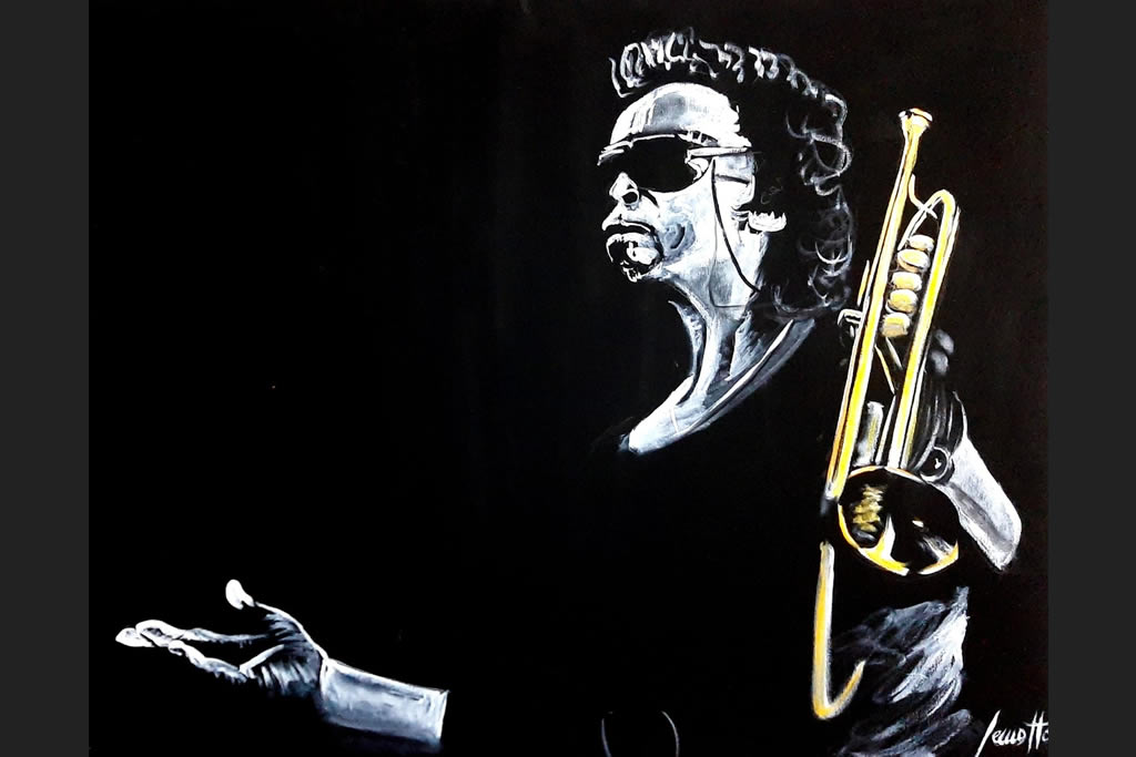 Quadro Miles Davis